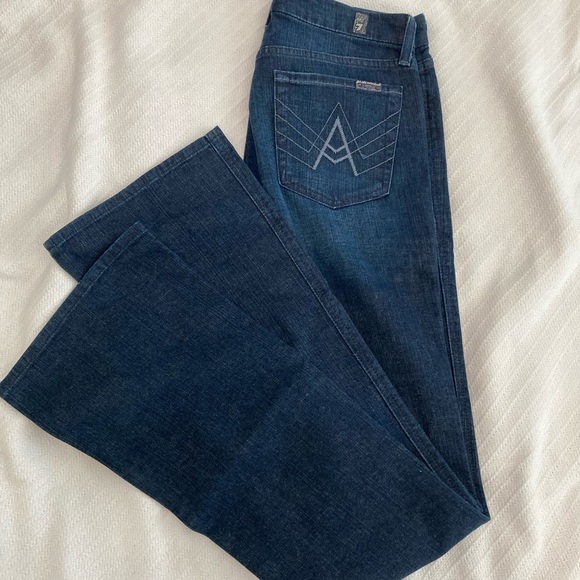 Women’s 7 For All Mankind wide leg jeans - Picture 3 of 6